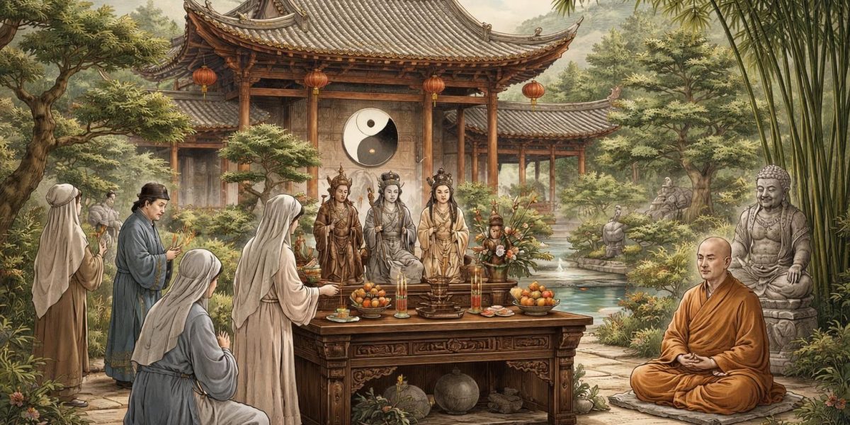 découvrez l'histoire riche et les pratiques principales des religions traditionnelles chinoises, un voyage au cœur des croyances anciennes et de leur influence culturelle.