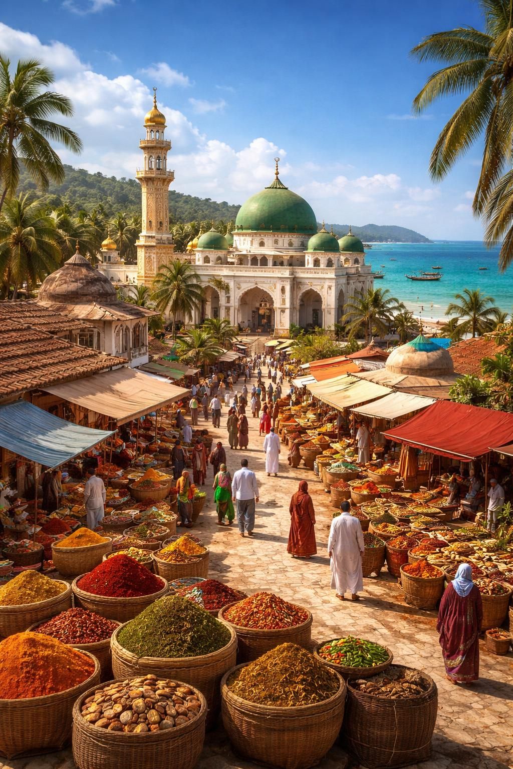 explorez les îles à population majoritairement musulmane et plongez dans leur riche culture, traditions et mode de vie authentique.
